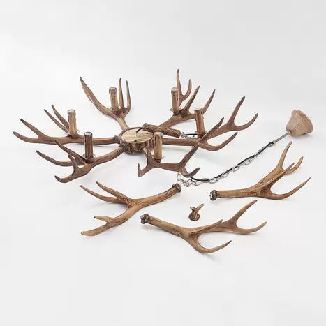 Lindby Tejask Hängelampe Geweih Hängeleuchte Pendelleuchte Deckenlampe Lampe - 4251911751376