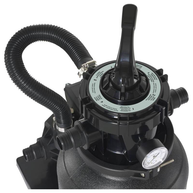 TOOLCRAFT Sandfilteranlage 7900l/h Wasserpumpe Poolpumpe 220V 250W IPX5 32mm - 4064161476001