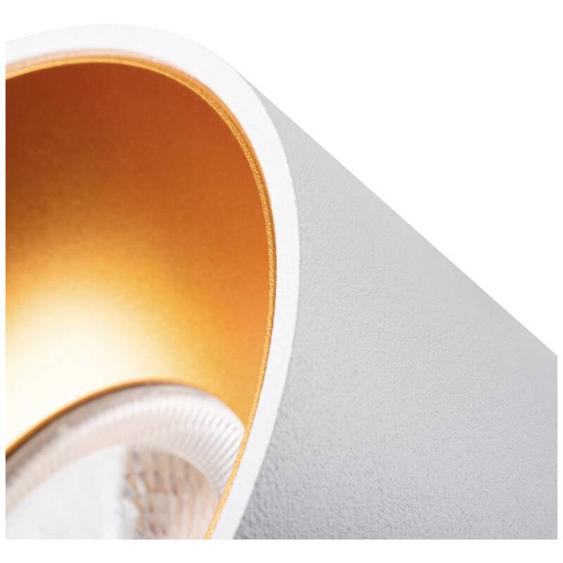 Kanlux Deckenleuchte MINI RITI GU10 LED Lampe Leuchte dimmbar gold Ø 85 mm weiß - 5905339275769