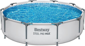 B-Ware Bestway Steel Pro MAX Pool Ø 305 x 76 cm grau, 4678 L, ohne Pumpe