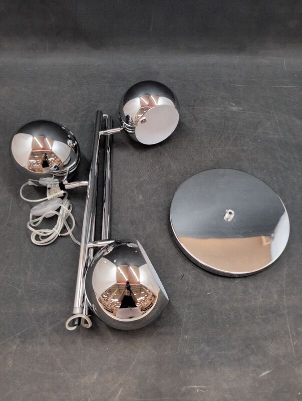 KARE Stehleuchte Calotta 3-flammig Lampe Leuchte chrom drehbar 151cm Metall - 4025621698418