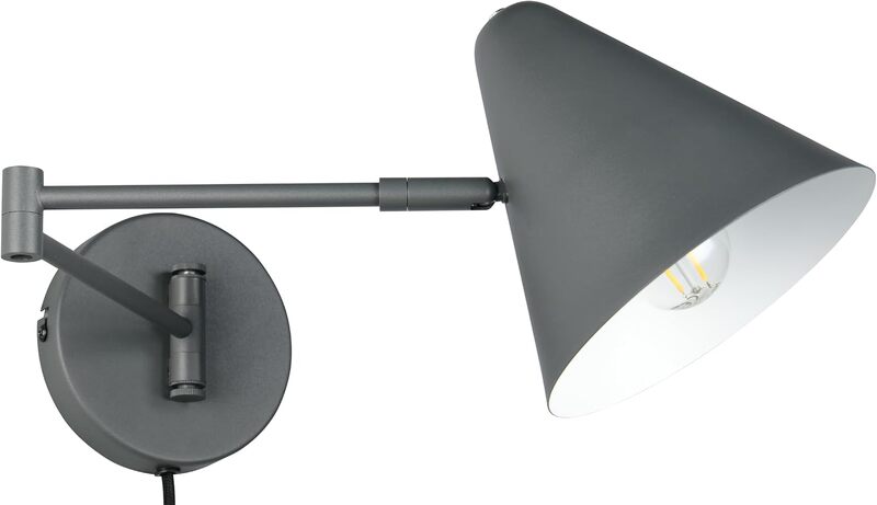 TRIO LIGHTING Wandleuchte Cosima LED Wandlampe Lampe anthrazit 54cm schwenkbar - 4017807660012