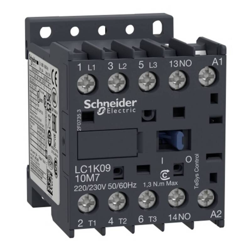 Schneider Electric Leistungsschütz LC1K0910B7 440W 24V 9A 3polig Power Rail - 3389110363623