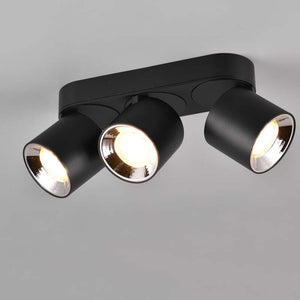 B-Ware TRIO LIGHTING Deckenstrahler Guayana GU10 3-flammig schwarz matt Metall Lampe