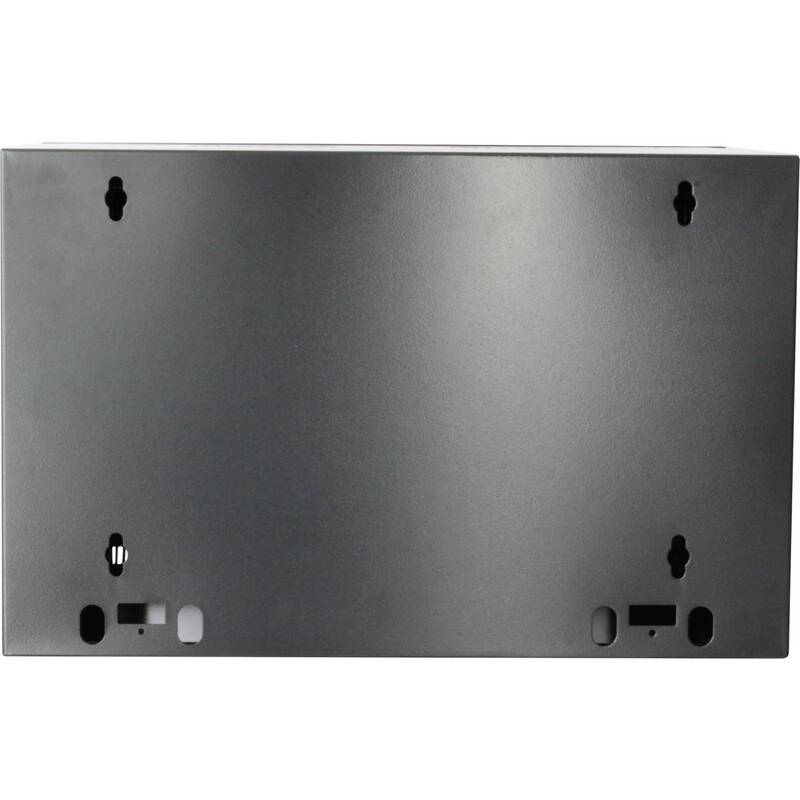 Intellinet 19 Zoll Netzwerkschrank Rack 12 HE Sicherheitsglas Schwarz 600x635mm - 0766623711906