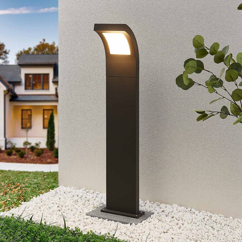 Arcchio Wegeleuchte Advik LED Gartenlampe Pollerleuchte anthrazit 100cm IP65 - 4251096566352