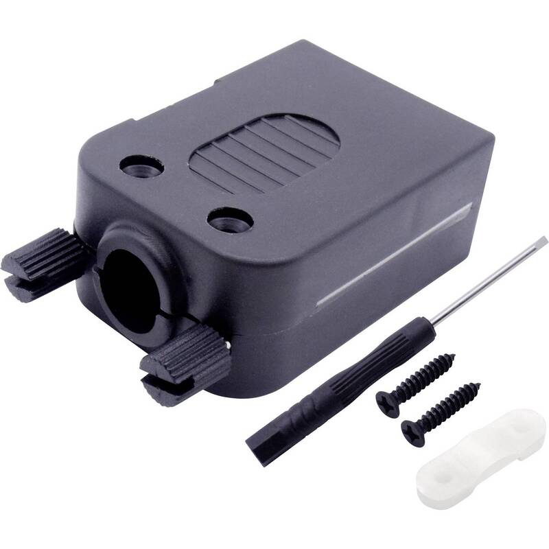 TRU COMPONENTS D-SUB Einbaustecker 9-polig Schraubanschluss ABS 1 Stück - 4053199961436