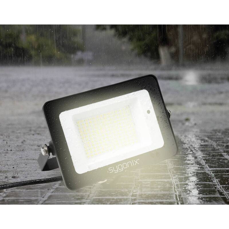 Sygonix LED-Außenstrahler 30 W mit Bewegungsmelder IP65 4000 K Neutralweiß - 4064161311166
