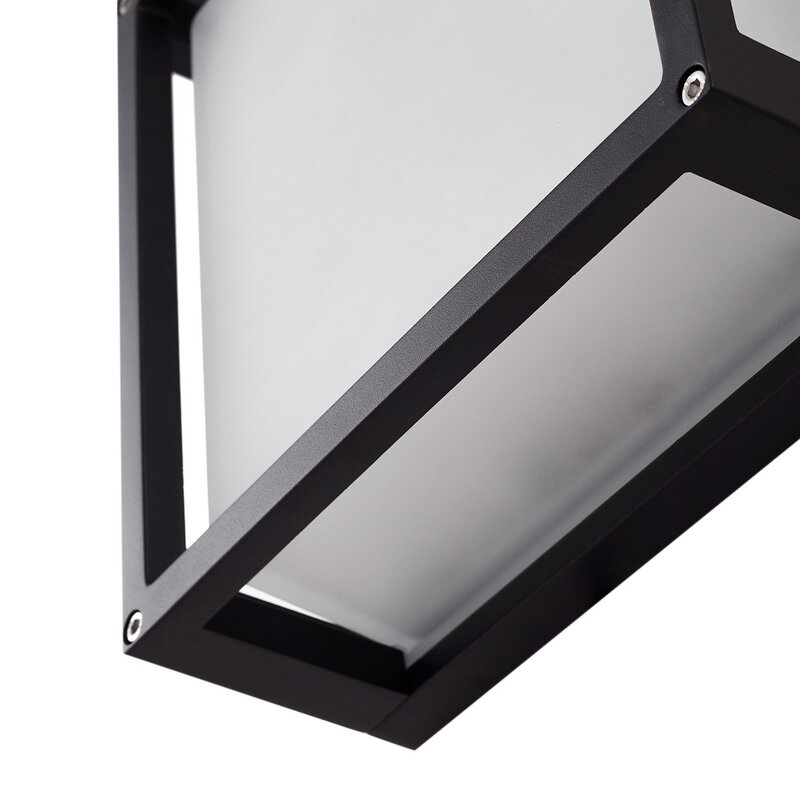 Lucande Außenwandlampe Aurelien anthrazit 25x25 cm mit Sensor IP54 - 4251911797268