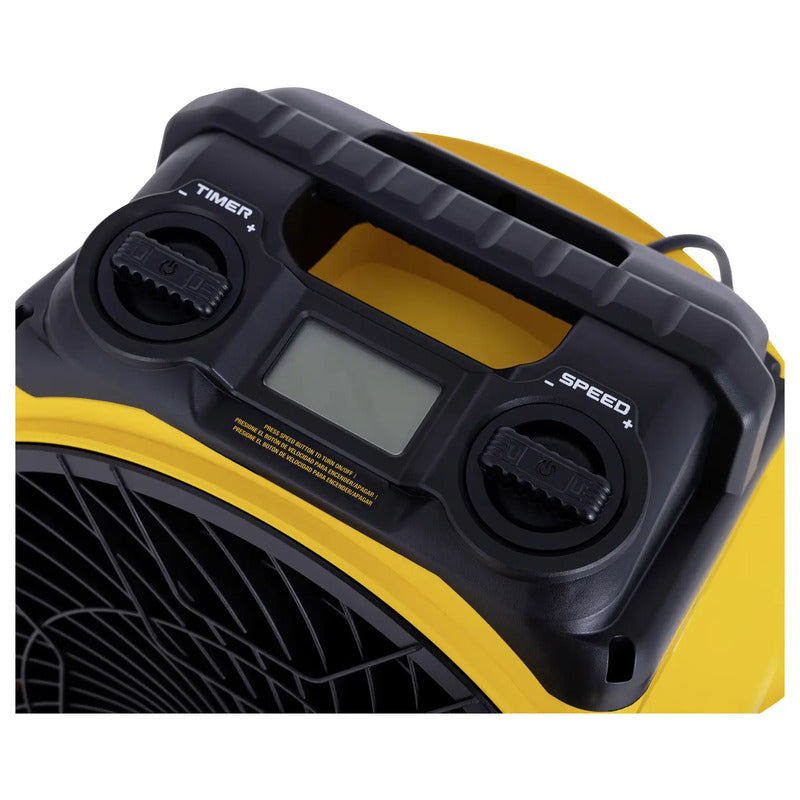 DeWalt Bodenventilator DXF1652 Ventilator Luftreiniger 116W Gelb Timer Lüfter - 6921183005023