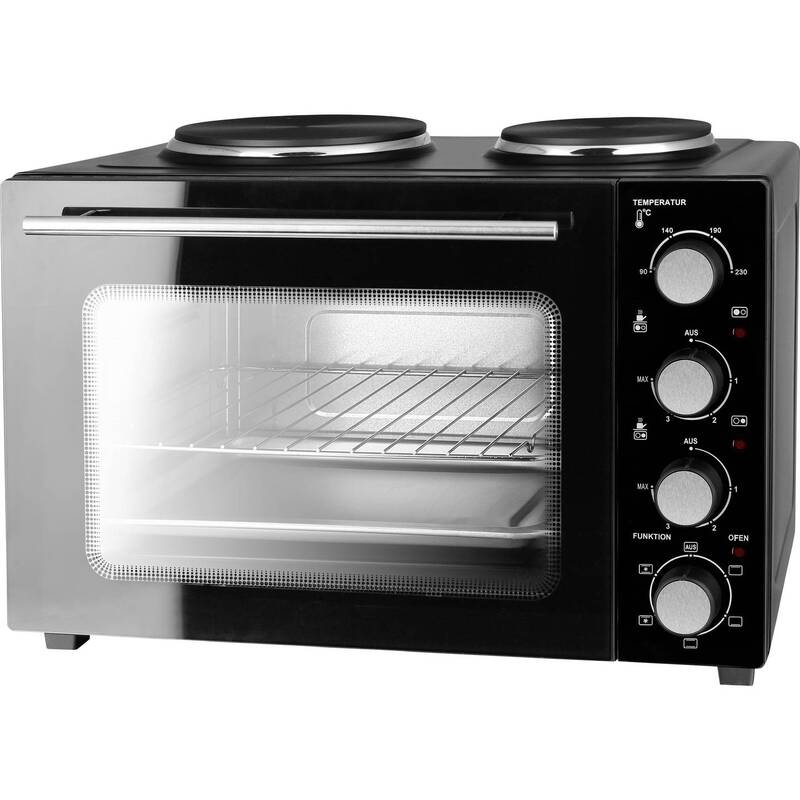 EMERIO Minibackofen Miniherd Multiofen Heißluftfunktion Campingküche Kombi - 7333282011253