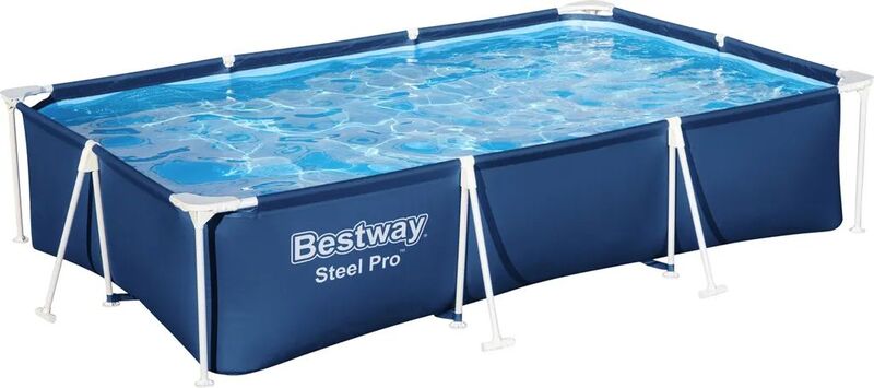 Bestway 9'10" X 6'7" Steel Pro Frame Pool, Blue - 6941607327999