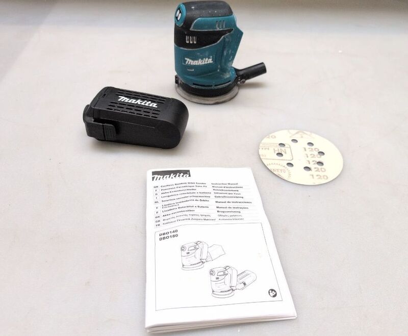 Makita Akku-Exzenterschleifer DBO180Z 18V Ø125mm Schleifmaschine ohne Akku 5kg - 88381658584