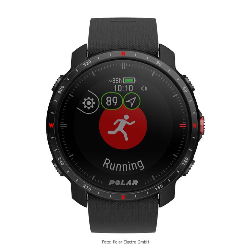 Polar Grit X Pro GPS Multisport Uhr Sportuhr Fitnesstracker Smartwatch schwarz - 0725882058696
