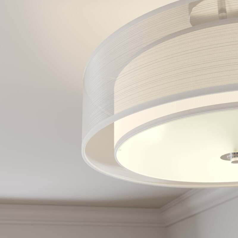 Lindby Deckenleuchte Pikka LED Lampe Leuchte dimmbar weiß Ø50cm 3-flammig - 6291106558555