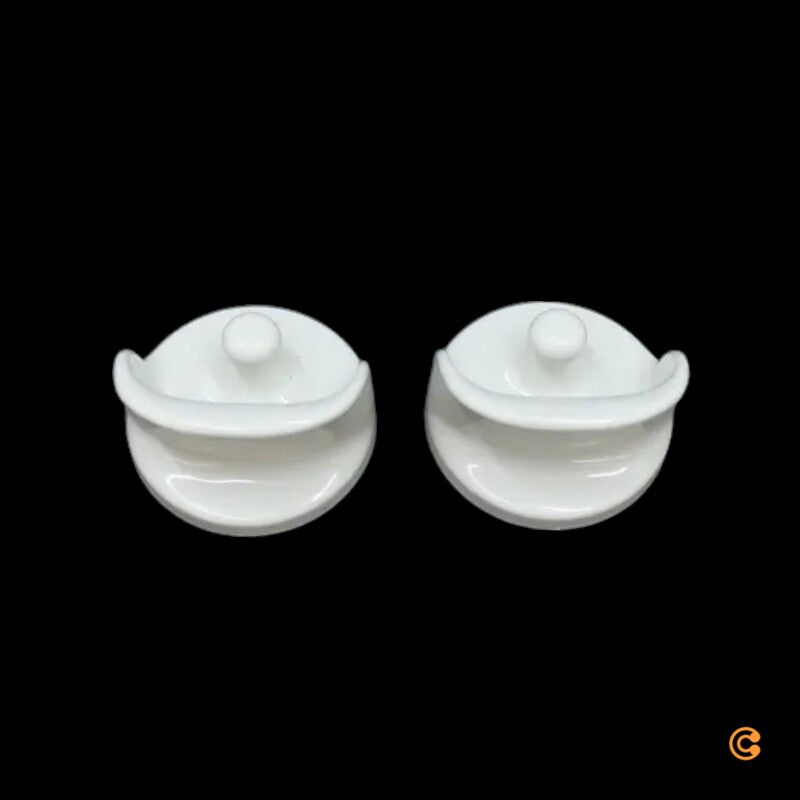 Kartell Kleiderhaken Set Garderobenhaken weiß opak Ø Tiefe 10 5 x 5 cm 2-teilig - 8034105783942