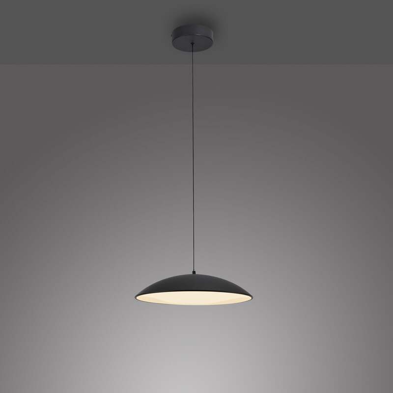 SCHÖNER WOHNEN-Kollektion Hängeleuchte LENTE LED Pendelleuchte dimmbar schwarz - 4043689017965