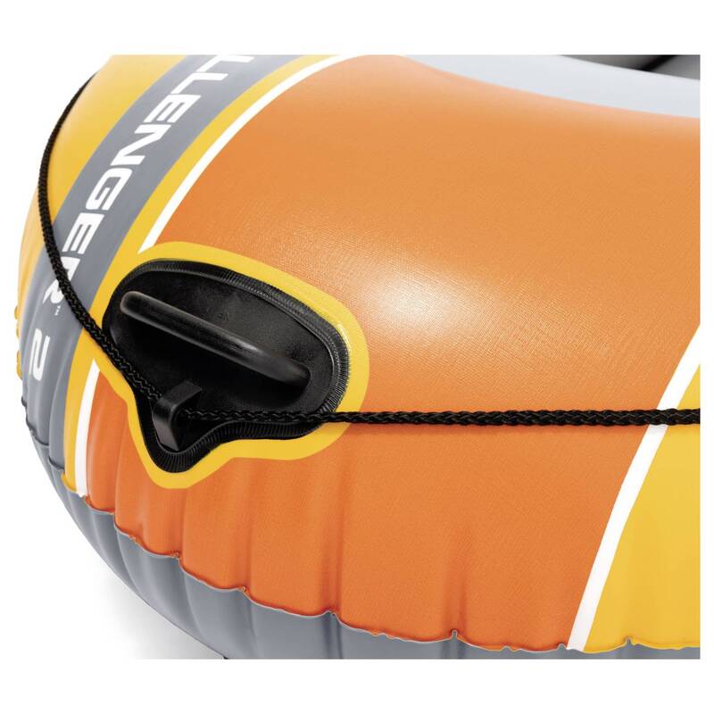Intex Challenger 2 Boot Set Sportboot 2-Personen Set Paddel Handpumpe 200kg - 6941057430607