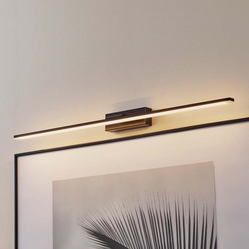 Euluna Wandleuchte Wandlampe LED Leuchte Lampe Miroir schwarz 80 cm universalwei - 5903148515069