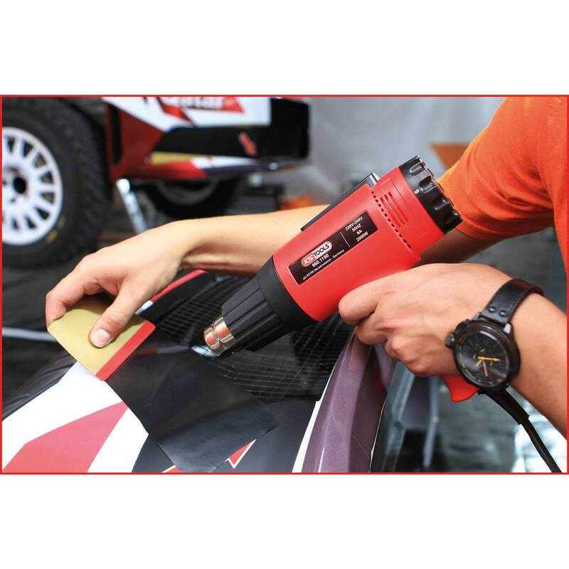 KS Tools Heißluftgebläse 2000W Heizgerät Handwerk Werkzeug 500l/min 240V 670g - 4042146512296