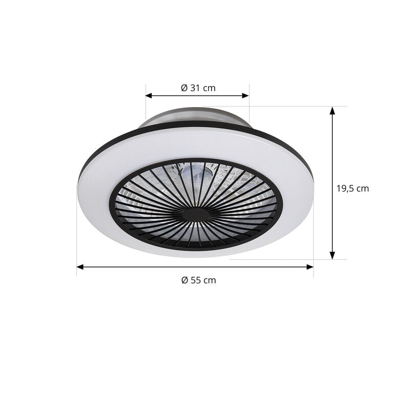 Lindby Mamuti LED-Deckenventilator Deckenlampe Deckenleuchte Lampe Leuchte Licht - 4251911780178