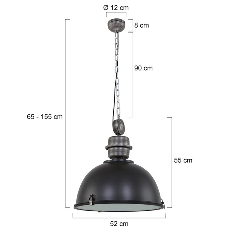 Steinhauer Hängeleuchte Bikkel L02 Pendelleuchte dimmbar Lampe E27 60W IP20 52cm - 8712746106732
