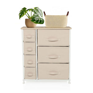 B-Ware hjh LIVING FOLDRESS B - Kommode Sidebaord Schubladenkommode Möbel Schrank Beige