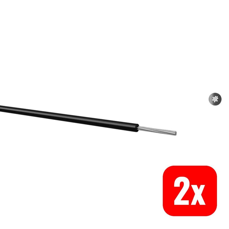 Kabeltronik Schaltlitze LiYv 1x0.14mm² Weiß 100m Flexible Litze Kabel Draht - 2050001646606