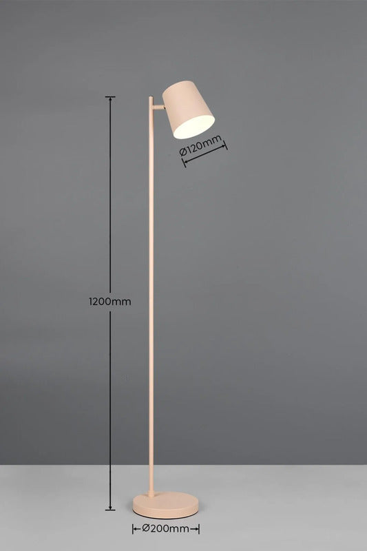 TRIO LIGHTING Stehleuchte LED Akku Metall Blake dimmbar sand 125cm 350lm - 4017807643282