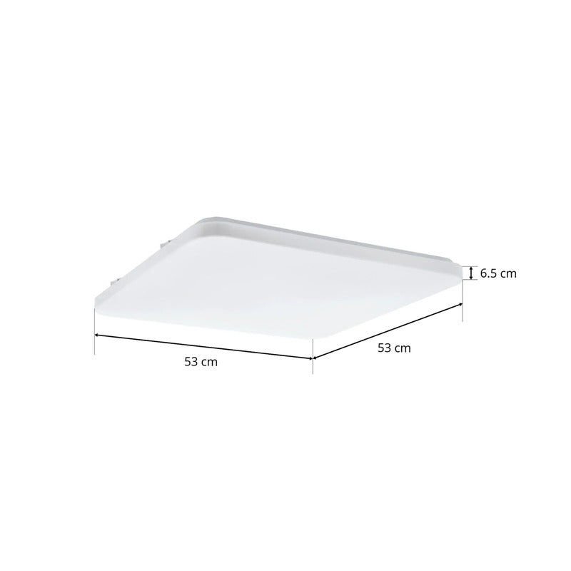 Eglo Deckenleuchte Frania LED Lampe Leuchte Wandleuchte eckig warmweiß 53x53cm - 9002759984472