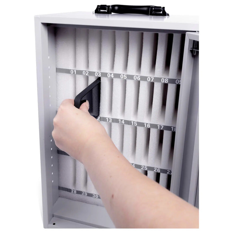 magnetoplan Smartphone Aufbewahrungsbox Schrank grau abschließbar 1 Stück - 4013695022741