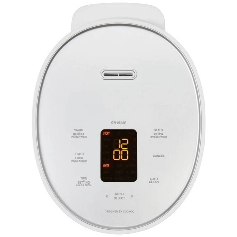 Cuckoo Reiskocher Reisekocher CR-0675F 1,08l Touchscreen Hygienisch Weiß 580W - 8809660017197