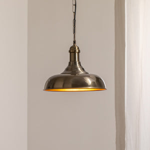 B-Ware Hängeleuchte Berceste 225-S LED Pendelleuchte Lampe dimmbar gold Ø32cm