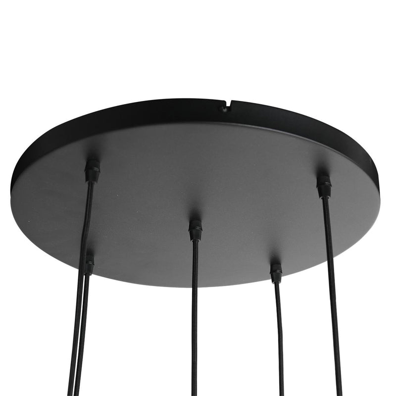 Steinhauer Hängeleuchte Bollique LED Pendelleuchte dimmbar schwarz 5-flammig - 8712746172997
