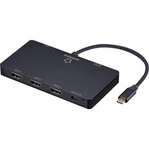 B-Ware Renkforce USB-C Dockingstation RF-USBHA-550 HDMI 3-fach Power Delivery schwarz