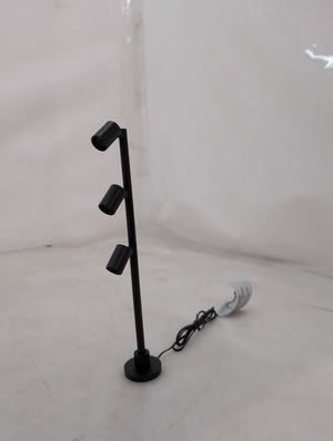 B-Ware Deko Light Spiegelleuchte Herculis Triple 688042 LED warmweiß drehbar schwarz