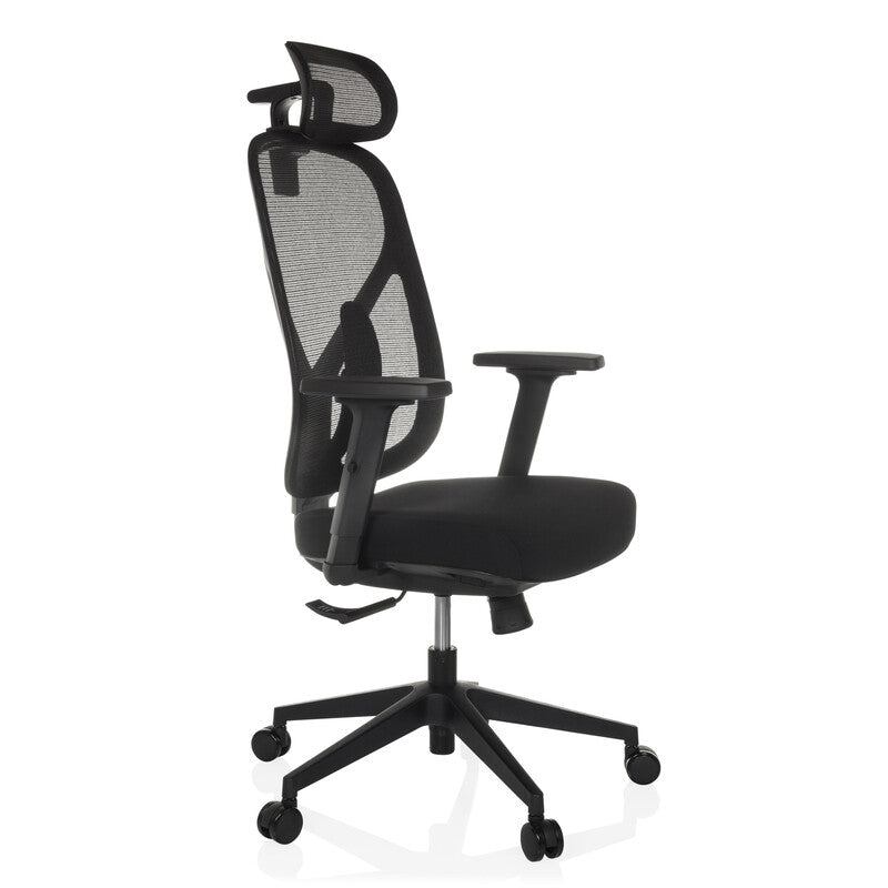 Bürostuhl Drehstuhl RALOO ECO Sitz Stoff Rücken Netz schwarz hjh OFFICE Stuhl - 4064323039068