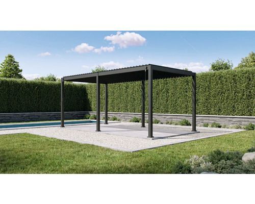 Mirador Pergola 3x6 Lamellendach Terrassenüberdachung 11x11cm Pfosten Outdoor - 4306516446476
