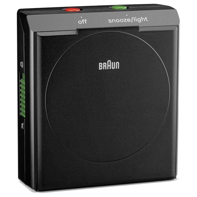 Braun Quarz-Klappwecker analog mit Crescendo-Alarm schwarz 7.2x7.8x4.1 cm - 4007218677044