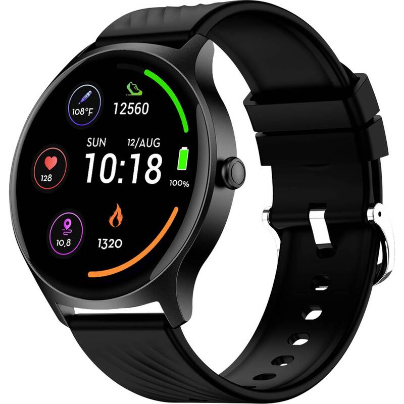 Denver Smartwatch SWC-387B schwarz Fitnessuhr Anruf SMS Benachrichtigung 1,43 - 5706751081972