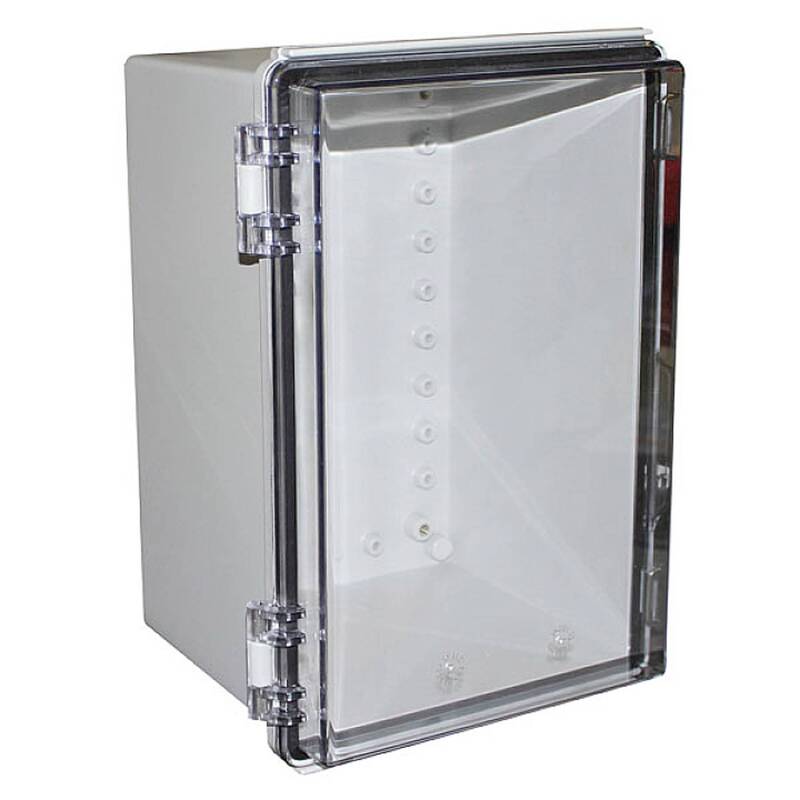 CamdenBoss Universal Schaltschrank Gehäuse Kunststoff grau Klappdeckel 22 STÜCK - 2050008223756