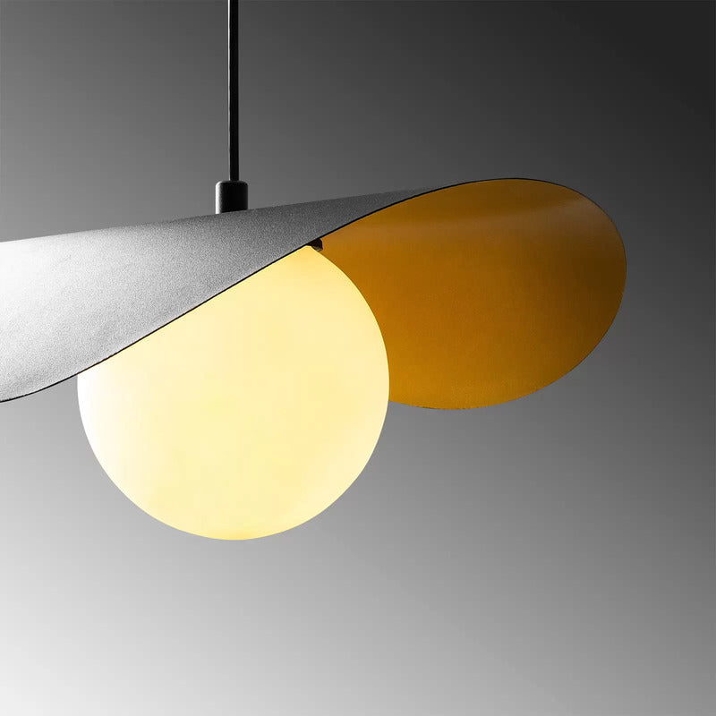 Hängelampe Vatoz Hängeleuchte Deckenlampe Lampe 2866 1-flammig schwarz Opalglas - 8681875989861