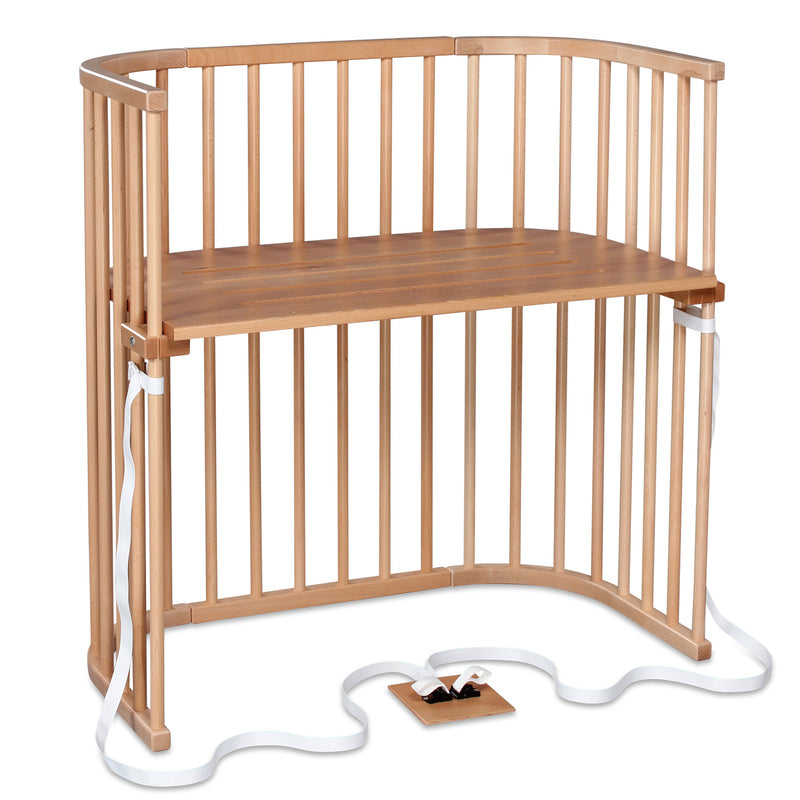 Babybay Boxspring Beistellbett Buche Beige 96x54x96,5 cm höhenverstellbar - 2000560941001