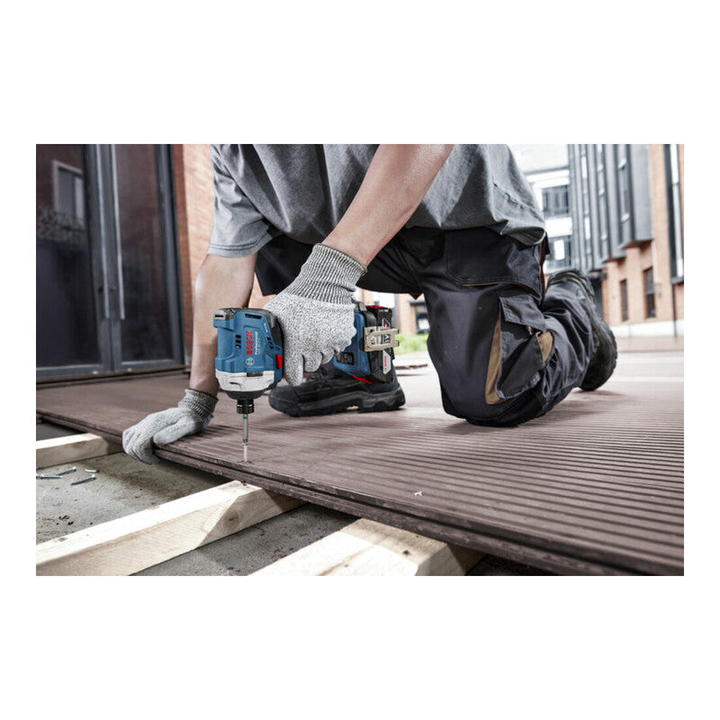 Bosch Akku-Drehschrauber GDR 18V-215 Schrauber 2x Akku GBA 18V 4.0Ah L-BOXX 136 - 4053423332049