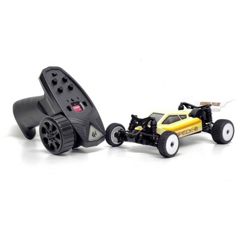 Hobby Plus RC Buggy Speck-B 1:24 2WD Elektro Modellauto Brushed Creme Grün - 4250650968588