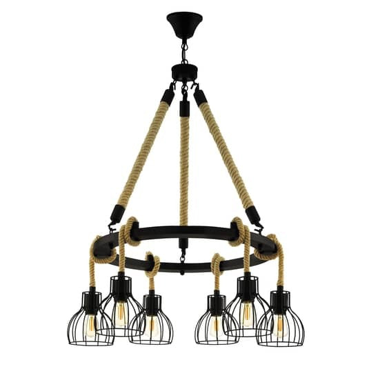 EGLO Pendelleuchte Rampside Deckenlampe Hängeleuchte Deckenlicht Dekoleuchte E27 - 9002759431945