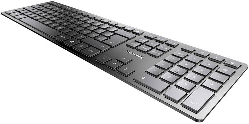 CHERRY KW 9100 SLIM Kabellos Tastatur QWERTZ Schwarz PC-Zubehör Eingabegerät - 4025112097157