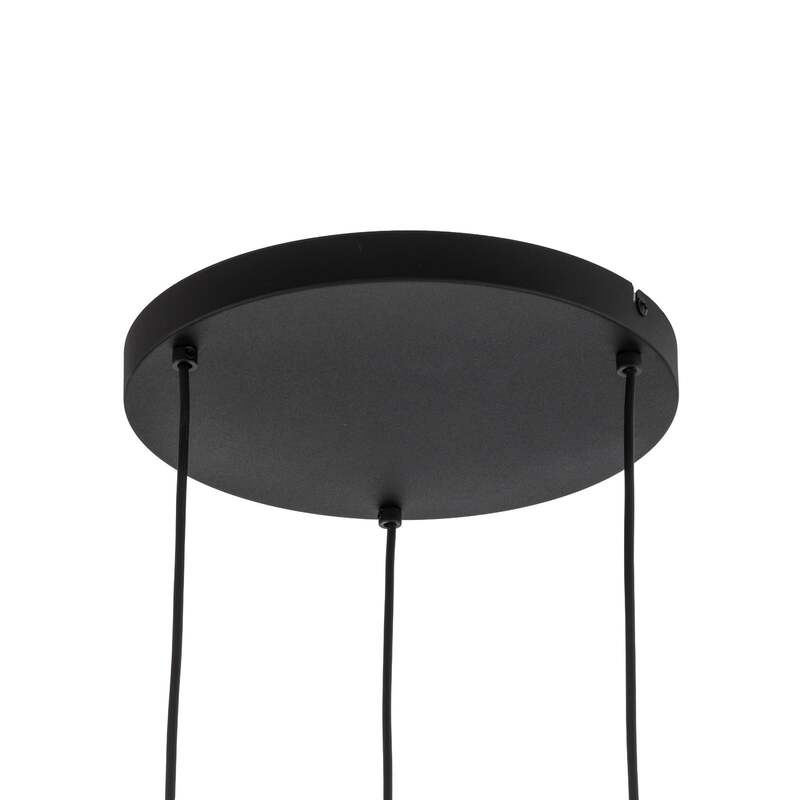 TK Lighting Hängelampe Sophia 3-flammig LED Pendelleuchte dimmbar cognac Ø41cm - 5906135110414