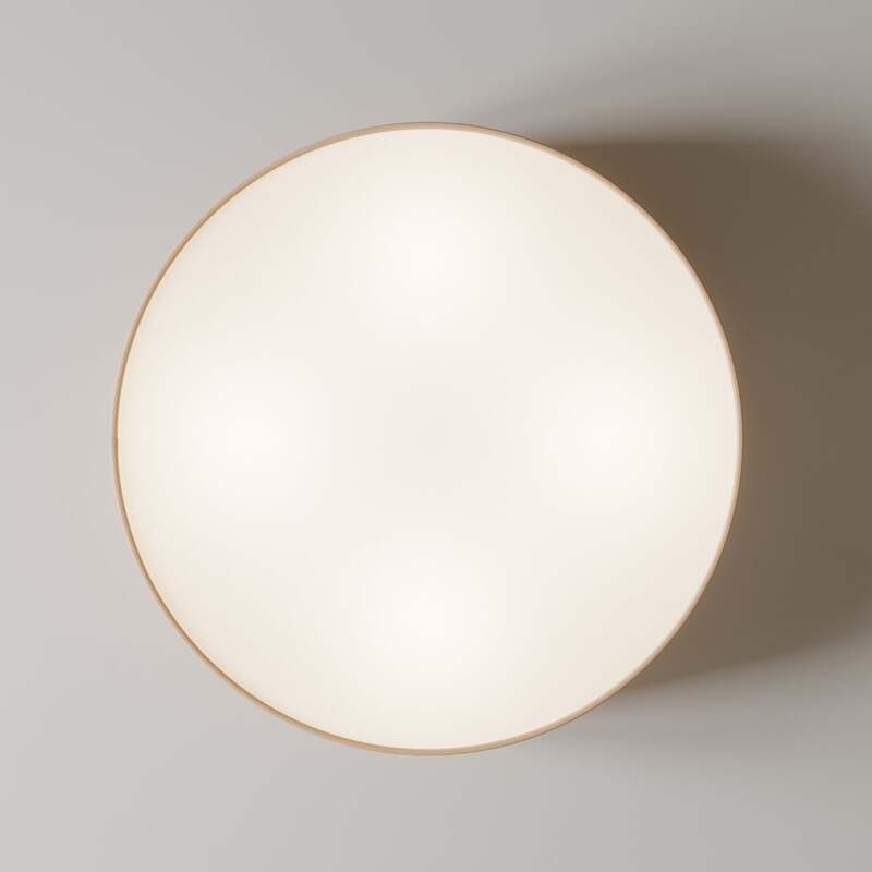 TK-Lighting Deckenleuchte Rondo LED Lampe dimmbar beige Ø45cm 4-flammig Metall - 5901780544300