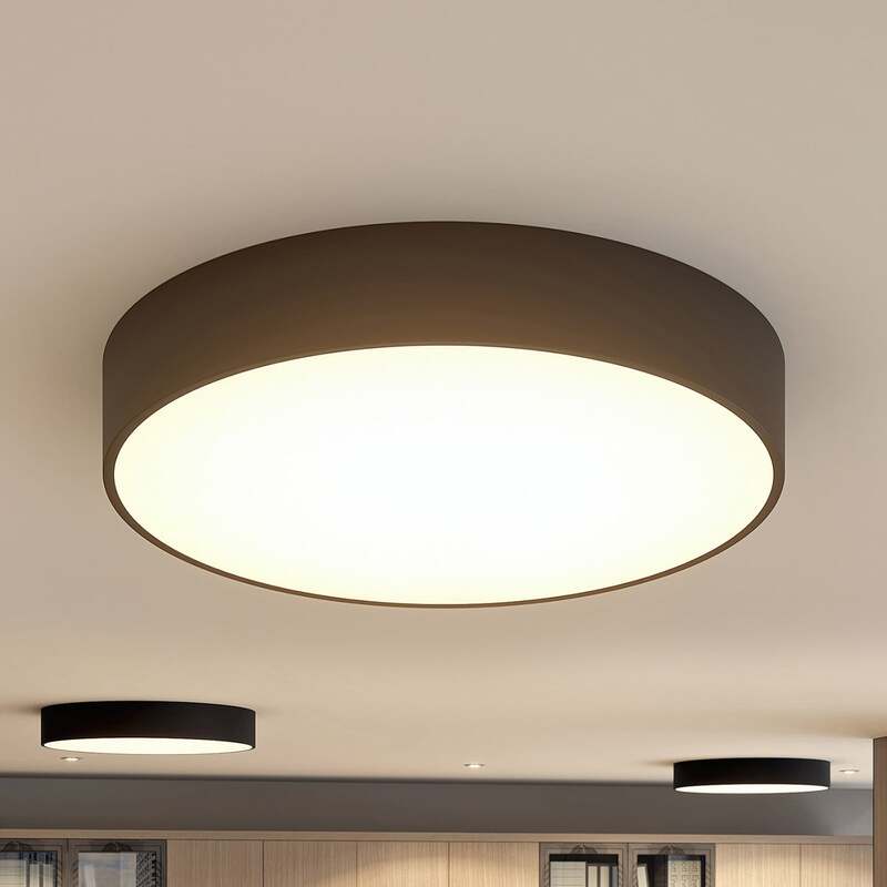 Arcchio Deckenlampe Deckenleuchte LED Noabelle schwarz Lichtspender Metall 60 cm - 4251096597080
